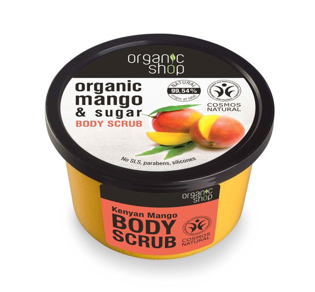 Organic Shop Body Scrub Kenyan Mango 